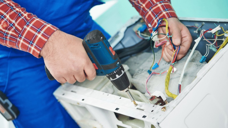Ataşehir Fondital Fondital çamaşır makinesi kart tamiri – Su almama arızası orijinal parça ile giderildi. - Teknik servis örneği